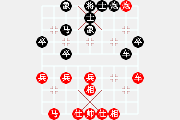 象棋棋譜圖片：付光明（大師） 先和 南昌隊(duì) 彭長(zhǎng)安 - 步數(shù)：40 