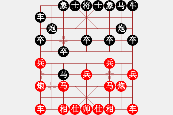 象棋棋谱图片：牛爱平 先和 唐子龙 - 步数：10 