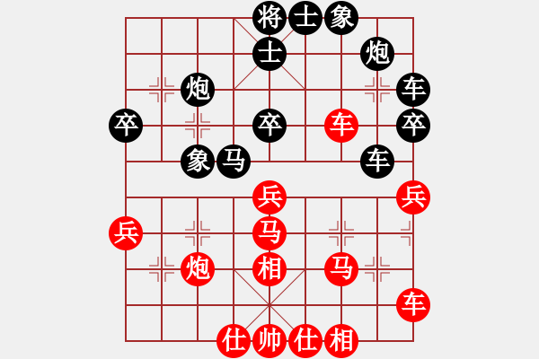 象棋棋譜圖片：22弈林天使許[2877026608] -VS- 靜欣[476031756] - 步數：40 