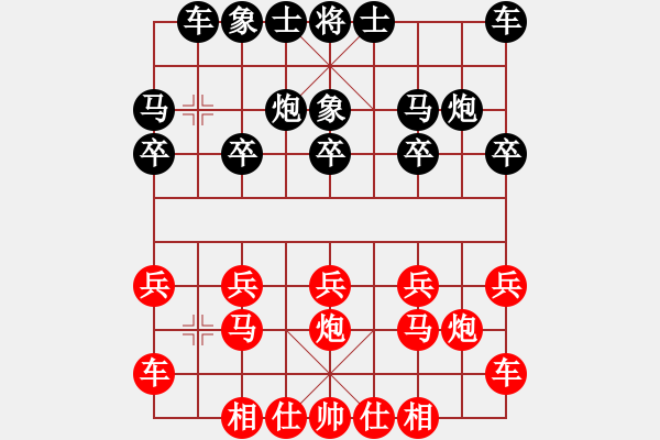 象棋棋譜圖片：橫才俊儒[292832991] -VS- 大浪淘沙[840523486] - 步數(shù)：10 