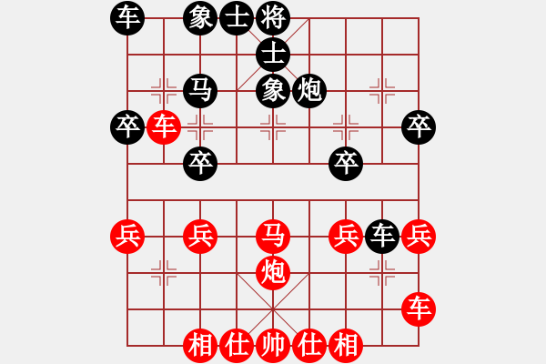 象棋棋譜圖片：橫才俊儒[292832991] -VS- Hong Tng[376960343] - 步數(shù)：30 