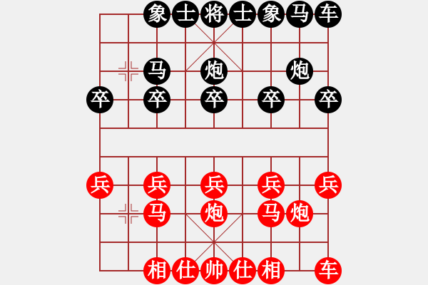 象棋棋譜圖片：中財(cái)首輪：可樂的16步殺 - 步數(shù)：10 