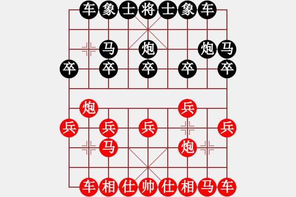 象棋棋譜圖片：2017.2.13.7后勝小張斌.pgn - 步數(shù)：10 