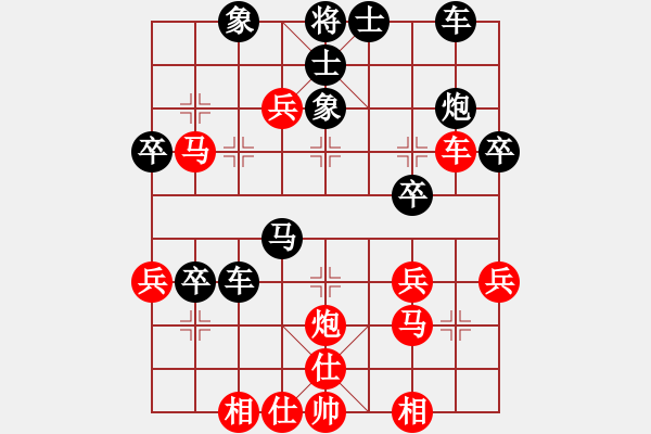 象棋棋譜圖片：佛祖周(8段)-負(fù)-hungtop(9段) - 步數(shù)：40 