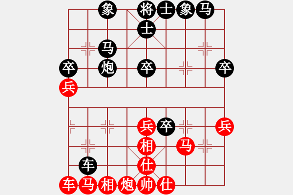 象棋棋譜圖片：漂亮小伙(3段)-負(fù)-maihoapho(2段) - 步數(shù)：40 