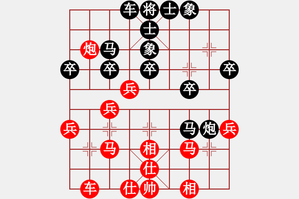 象棋棋譜圖片：大道至簡(jiǎn)（神1-1）先負(fù)時(shí)鳳嵐（神1-2）202301081457.pgn - 步數(shù)：30 