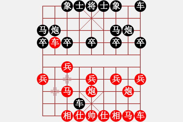 象棋棋譜圖片：象棋愛好者 VS 初級棋士 - 步數(shù)：10 