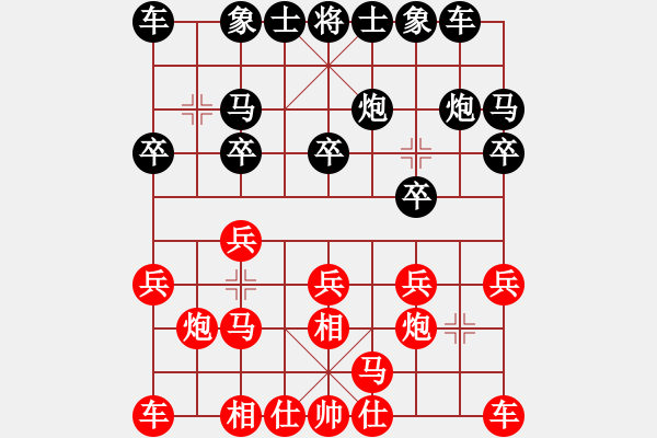 象棋棋譜圖片：薛涵第 先和 謝靖 - 步數(shù)：10 