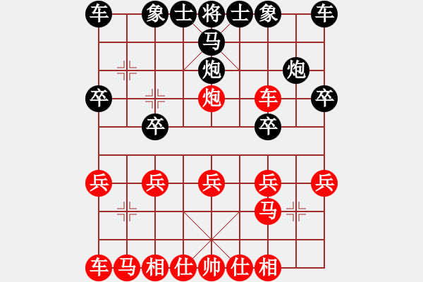 象棋棋譜圖片：列炮紅先勝2019033005 - 步數(shù)：17 