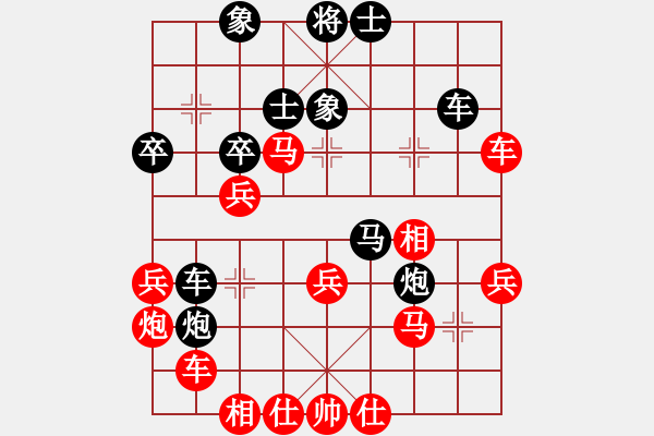 象棋棋譜圖片：保太戰(zhàn)神(4段)-勝-雪域高原(2段) - 步數(shù)：40 