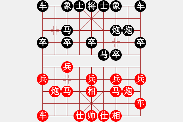 象棋棋譜圖片：重慶 許文學(xué) 和 德陽 彭星 - 步數(shù)：10 