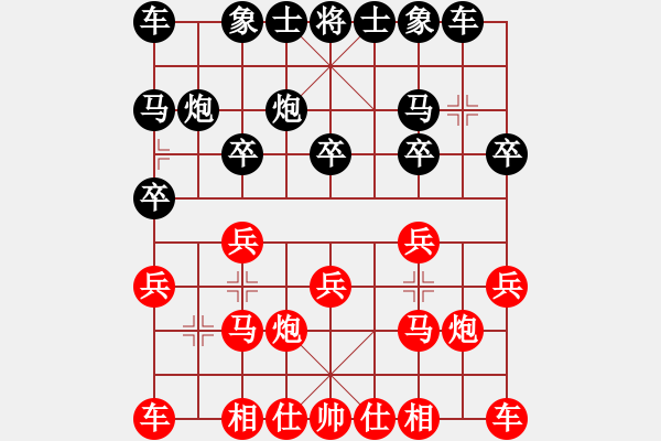 象棋棋譜圖片：12-02-21 kuaizishou[978]-Win-shanzai[954] - 步數(shù)：10 