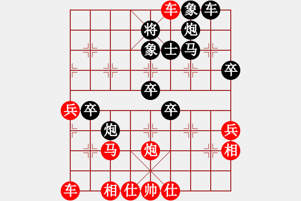 象棋棋譜圖片：八戒葬花(5段)-勝-貓撲大雜燴(7段) - 步數(shù)：50 