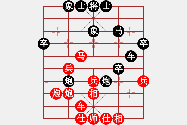 象棋棋譜圖片：云里金剛(7段)-勝-南地球(5段) - 步數(shù)：40 