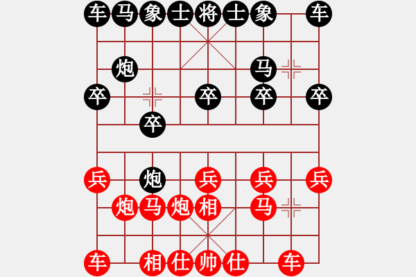 象棋棋譜圖片：bbboy002[紅] -VS- sunny2009228[黑] - 步數(shù)：10 