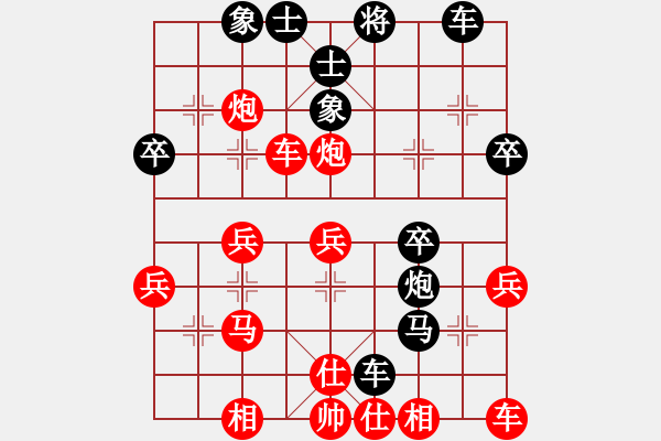 象棋棋譜圖片：甜蜜好朋友(4段)-勝-月城鐮刀(4段) - 步數(shù)：40 