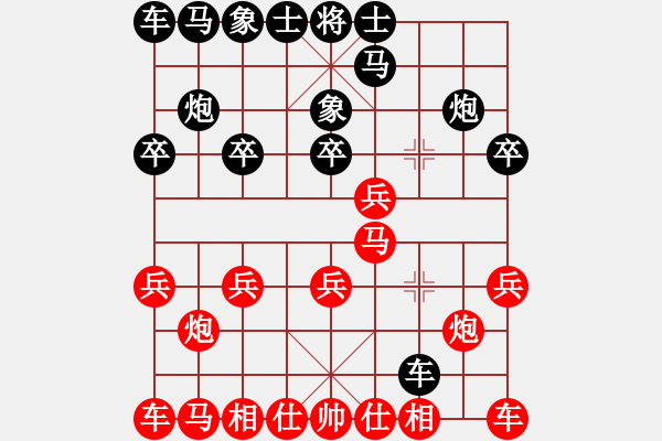 象棋棋譜圖片：大哥[1712407284] -VS- 山靈[112160832] - 步數(shù)：10 