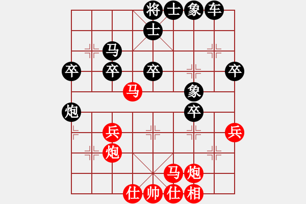 象棋棋譜圖片：《廣州棋壇六十年史6》第十四回嶺南文化宮的六名手表演賽第79局袁天成先負楊官璘 - 步數：40 