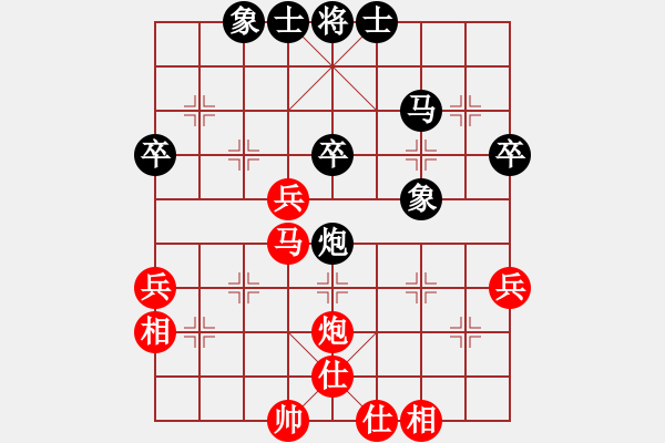 象棋棋譜圖片：稀稀稀稀稀(9級(jí))-負(fù)-ctzly(1段) - 步數(shù)：40 