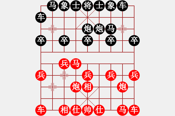 象棋棋譜圖片：棋俠雪樂劍(9星)-和-楚漢小子(電神) - 步數(shù)：10 