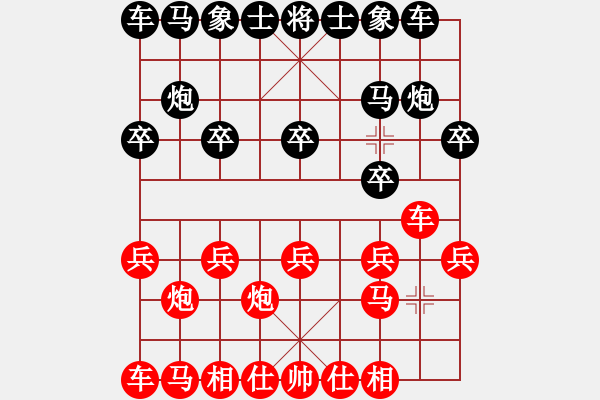 象棋棋譜圖片：1 - 步數(shù)：7 