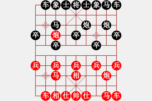 象棋棋譜圖片：朱龍奎 先勝 張培俊 - 步數(shù)：10 