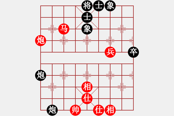 象棋棋譜圖片：荊軻習(xí)兵(9段)-和-契丹棋手(日帥) - 步數(shù)：80 