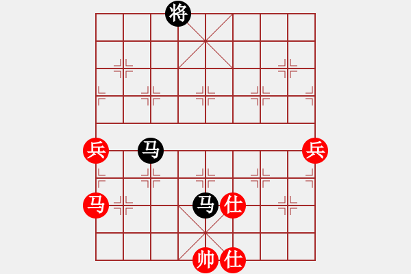 象棋棋譜圖片：快車車快(3段)-和-千山大圣(6段)中炮巡河炮對(duì)單提馬橫車 - 步數(shù)：100 