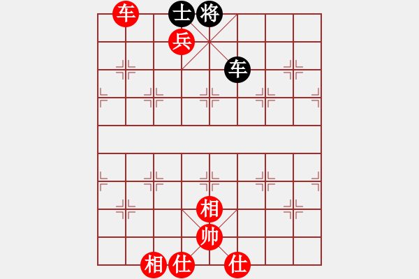 象棋棋譜圖片：車(chē)高兵對(duì)車(chē)士之中卒位車(chē)1 - 步數(shù)：19 