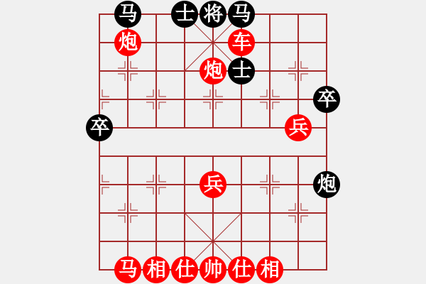 象棋棋譜圖片：知兵好戰(zhàn)(8級)-勝-博一(6級)五七炮對反宮馬 - 步數(shù)：53 