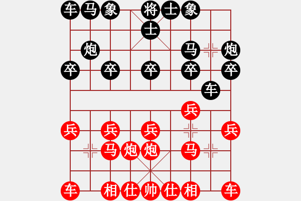 象棋棋譜圖片：泖畔居士 后勝 侗寨臘漢 - 步數(shù)：10 