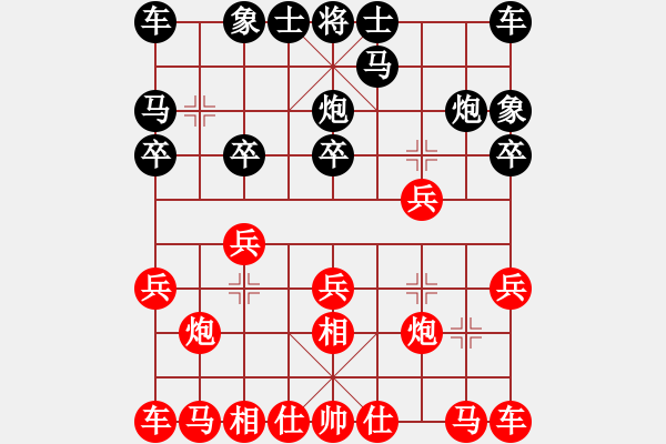 象棋棋譜圖片：easyloose優(yōu)質(zhì)馬炮兵攻殺雙炮卒 - 步數(shù)：10 