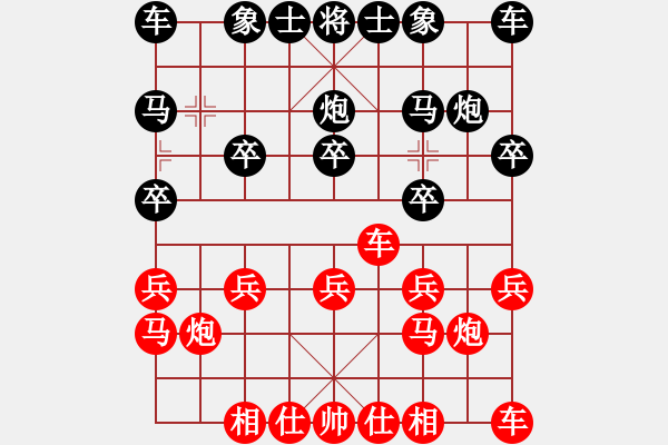 象棋棋譜圖片：熱血盟●不休[紅] -VS- 熱血盟●溫柔一刀[黑] - 步數(shù)：10 