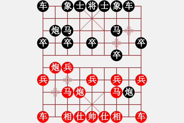 象棋棋谱图片：浙江泰顺队 吴可欣 胜 云南省棋牌运动管理中心队 李丹阳 - 步数：10 