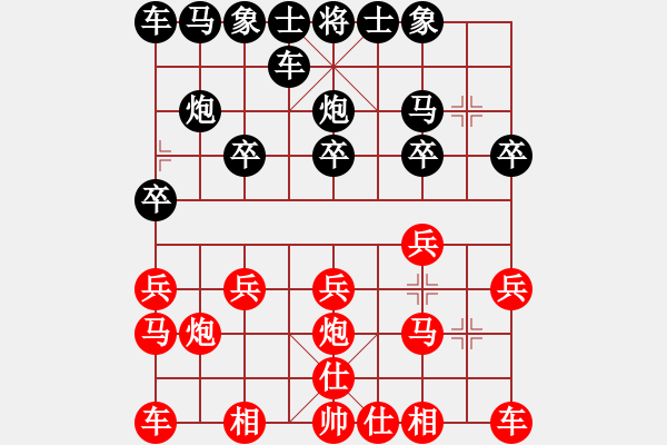 象棋棋譜圖片：桃木劍[2763475796] -VS- 橫才俊儒[292832991] - 步數(shù)：10 