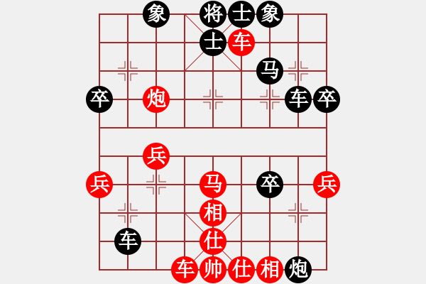 象棋棋譜圖片：nanshanda(3級(jí))-負(fù)-一夜醒悟(6級(jí)) - 步數(shù)：40 