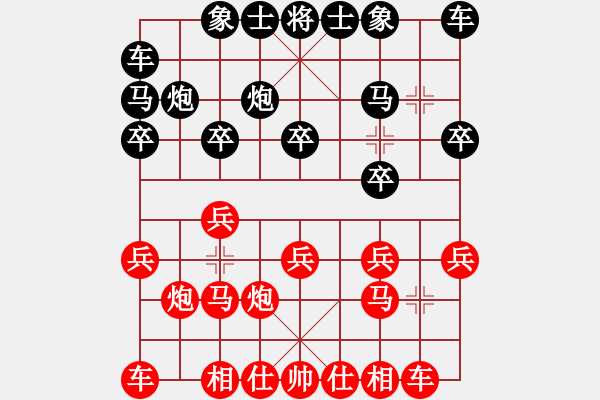 象棋棋譜圖片：章磊 先勝 方子奕 - 步數(shù)：10 