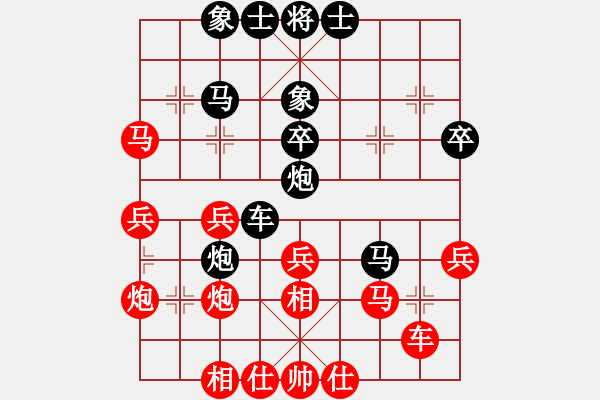 象棋棋譜圖片：中炮過河車互進(jìn)七兵對(duì)屏風(fēng)馬左馬盤河 紅七路馬 青城游魚(風(fēng)魔)-負(fù)-逍遙之酒使(9弦) - 步數(shù)：40 