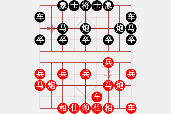 象棋棋譜圖片：歐陽(yáng)太子3388[964352164] -VS- 橫才俊儒[292832991]（銅雀鎖喬） - 步數(shù)：10 