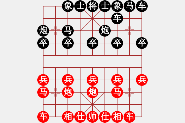 象棋棋譜圖片：B30 1412101458 學(xué)棋-牛頓 - 步數(shù)：10 