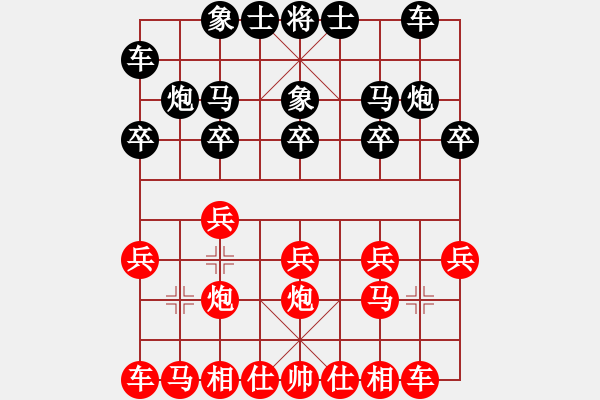 象棋棋譜圖片：五七炮對(duì)屏風(fēng)馬【1】 - 步數(shù)：10 