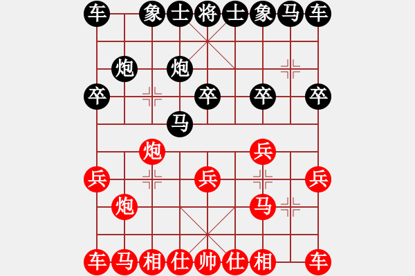 象棋棋譜圖片：seasail[421025994] -VS- 棋海無涯[1369372846]【第一局】 - 步數(shù)：10 