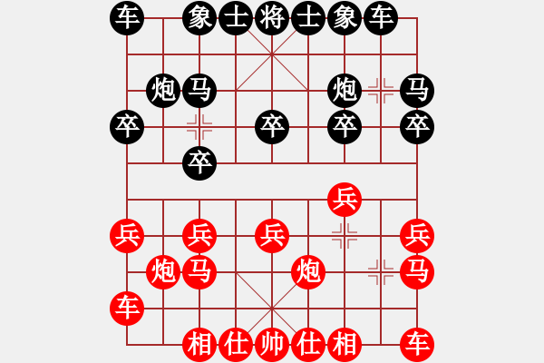 象棋棋譜圖片：挺卒應(yīng)起馬轉(zhuǎn)紅反宮馬（旋風(fēng)V7.0后勝巫師業(yè)余級） - 步數(shù)：10 