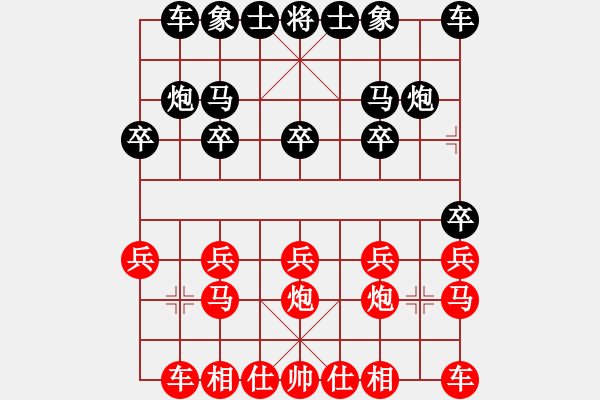 象棋棋譜圖片：沙漠雄鷹(天罡)-勝-千島棋社宣(地煞)五七炮對屏風馬進1卒 - 步數(shù)：10 