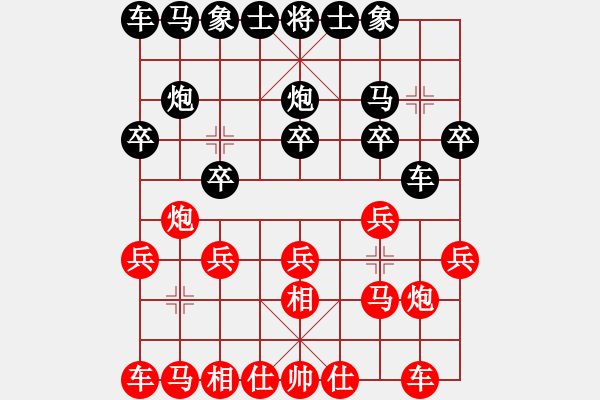 象棋棋譜圖片：倉龍           先勝 張卓群         - 步數(shù)：10 