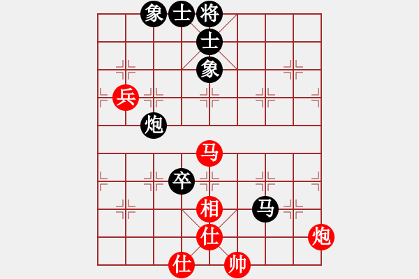 象棋棋譜圖片：豬堅(jiān)強(qiáng)(北斗)-和-龍游九天嘯(9星) - 步數(shù)：100 