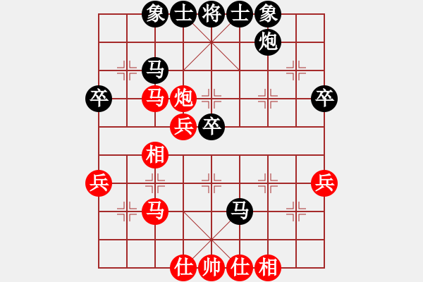 象棋棋譜圖片：騷動的心(月將)-和-心系十三族(人王) - 步數(shù)：60 