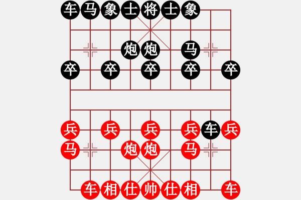 象棋棋譜圖片：太陽(1弦)-負-汕尾高手(4弦) - 步數(shù)：10 