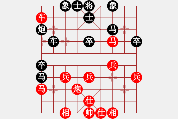 象棋棋譜圖片：指鹿人(地煞)-勝-兵河五四二(2弦) - 步數(shù)：40 