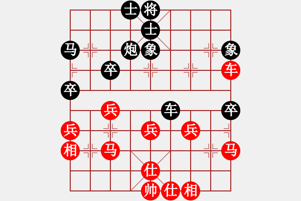 象棋棋譜圖片：初學(xué)者之一(7段)-負(fù)-我愛剝光豬(8段) - 步數(shù)：40 